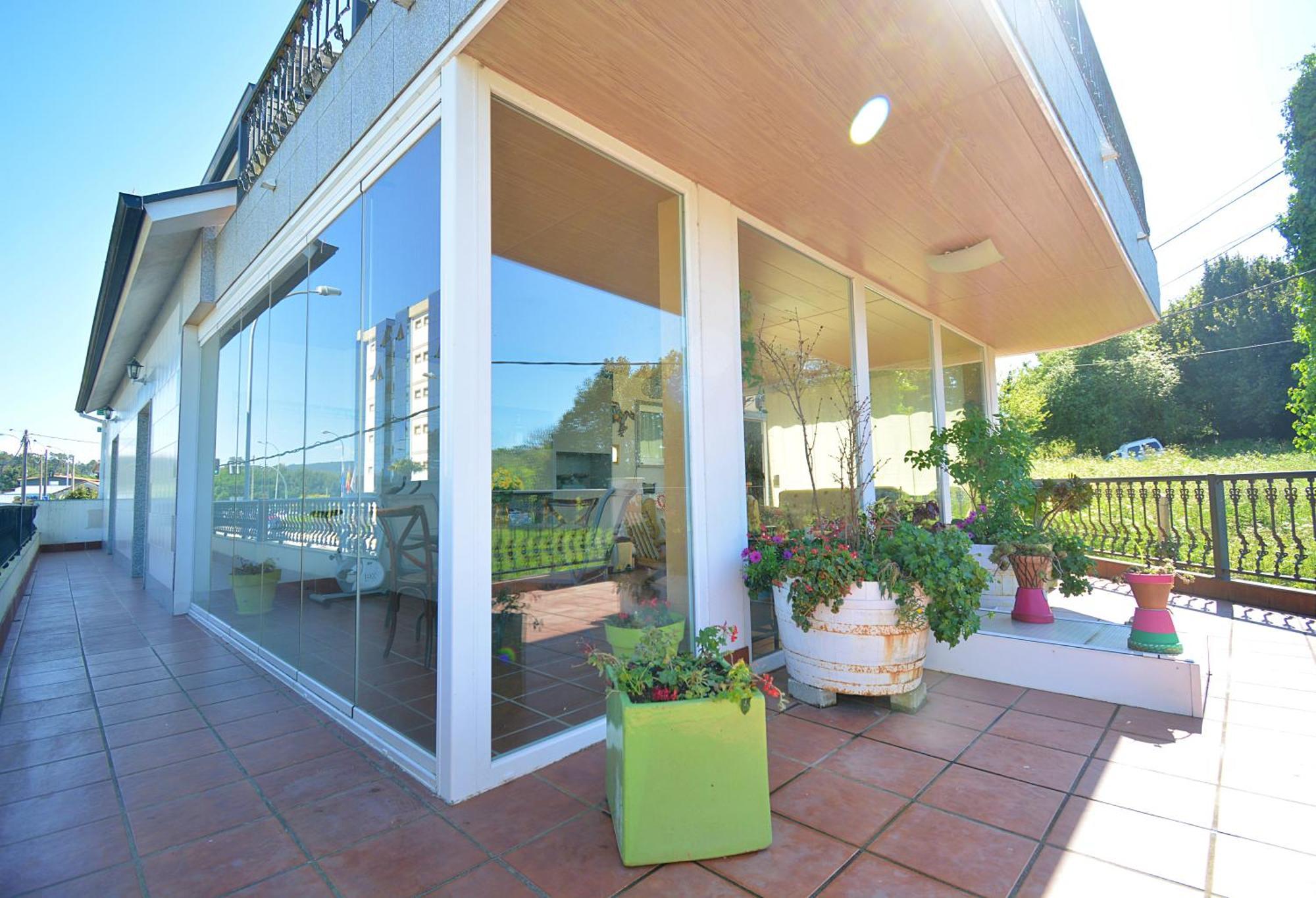 Apartamento Con Terraza En El Entorno De Sanxenxo Esterno foto